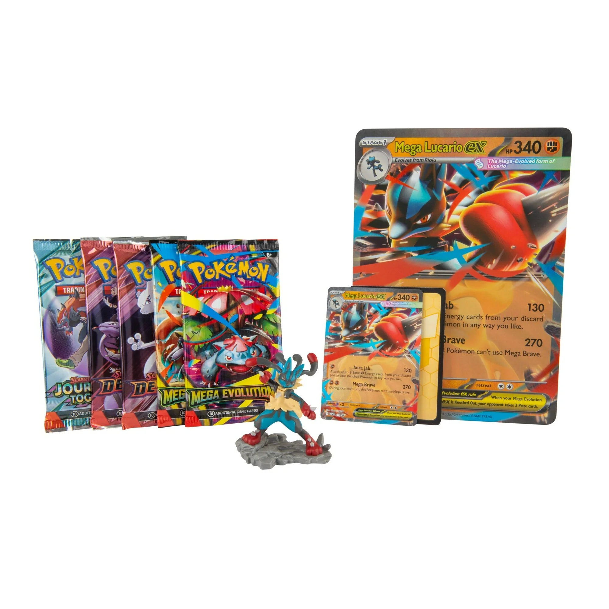 Pokemon TCG: Mega Lucario Ex Figure Box