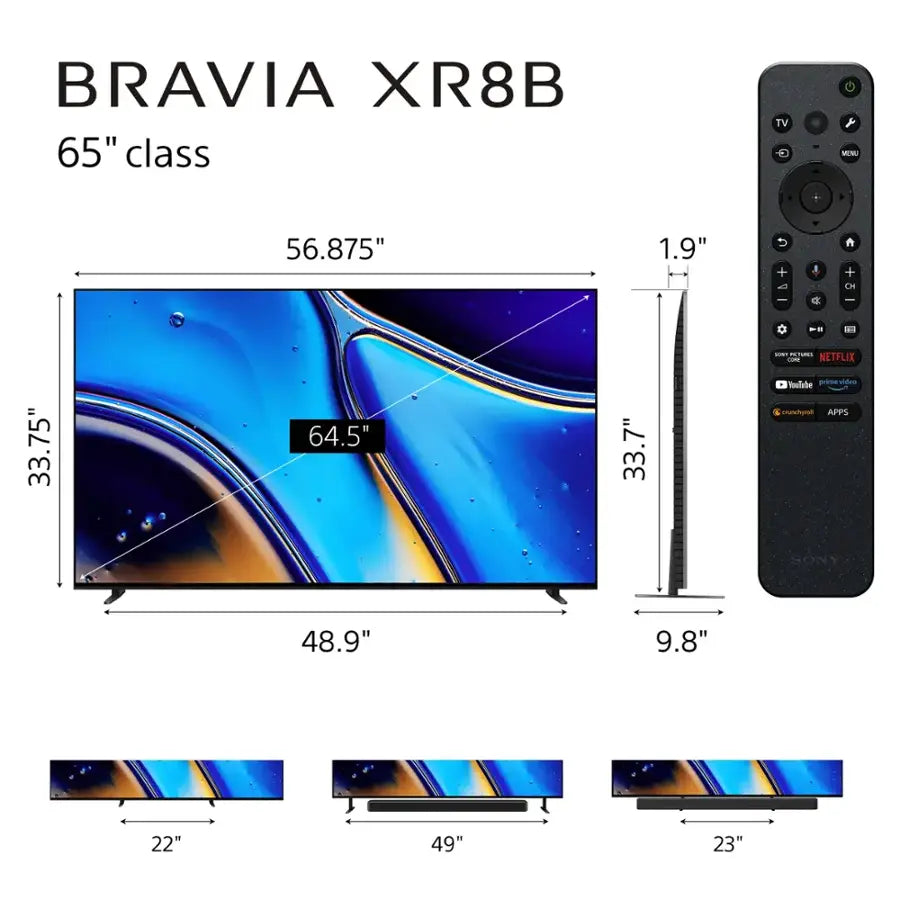 Sony BRAVIA XR8B OLED 4K HDR Google TV