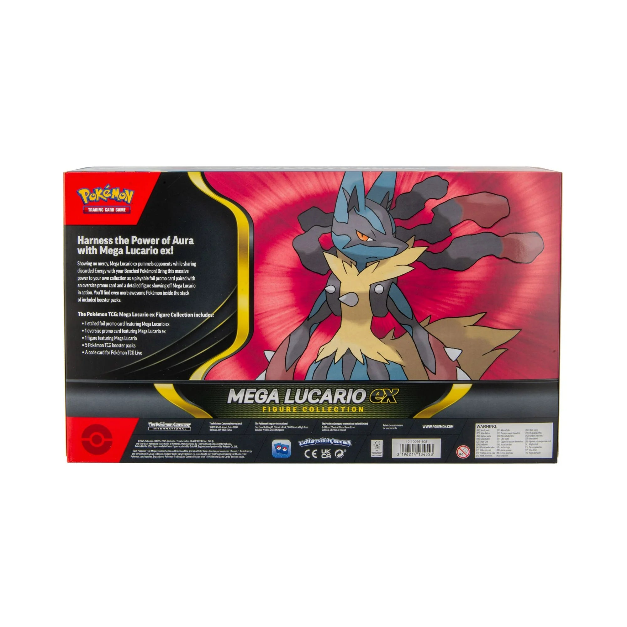 Pokemon TCG: Mega Lucario Ex Figure Box
