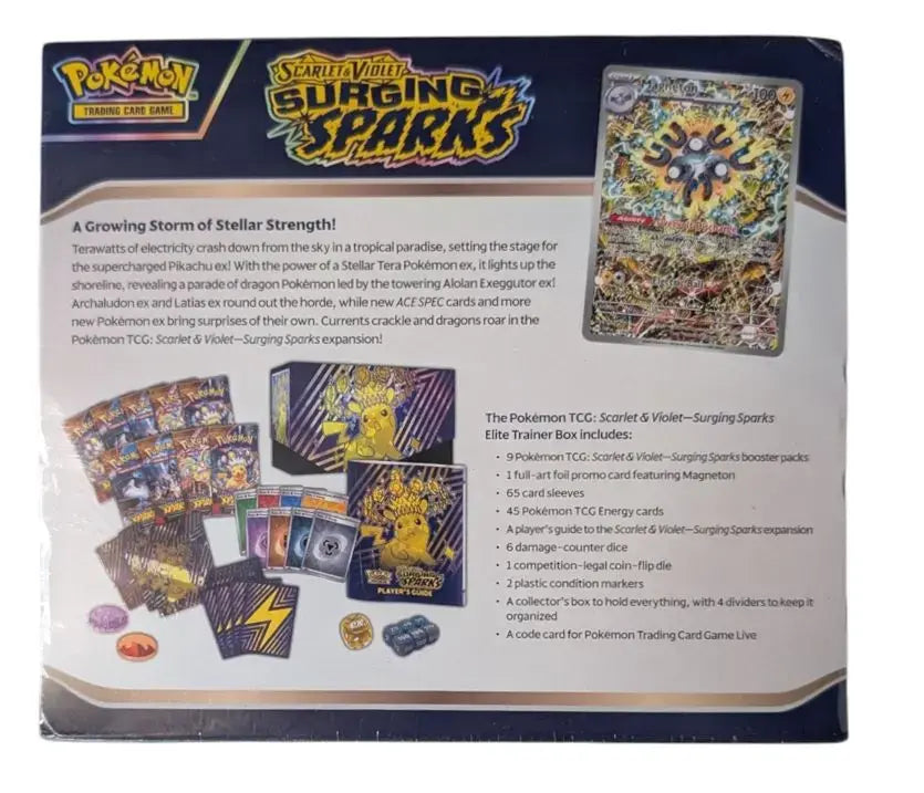 Pokémon English Scarlet & Violet Surging Sparks Elite Trainer Box