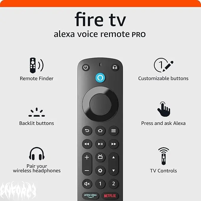 Amazon Alexa Voice Remote Pro for Amazon Fire TV Enforce Records
