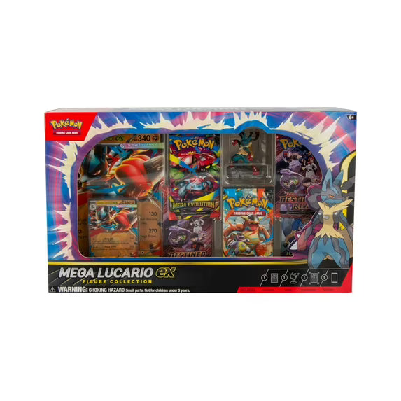 Pokemon TCG: Mega Lucario Ex Figure Box