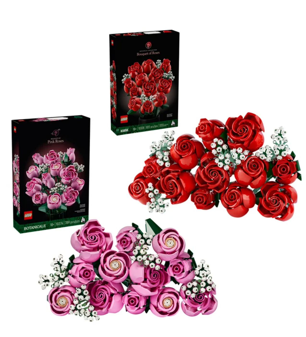 LEGO Bouquet of Roses Bundle